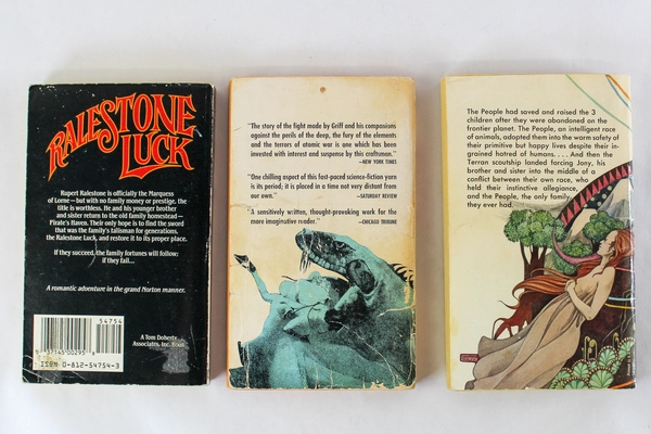 Lot of 3 Vtg PB Andre Norton Novels Iron Cage Sea Siege Ralestone Luck Ace
