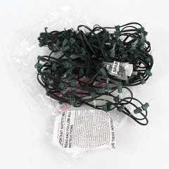 Christmas Decor String Lights TS-C5 Warm White w/ Spare Bulbs & Instructions