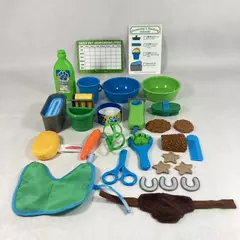 Melissa And Doug Grooming and Feeding Set And Pet Grooming Services Set As Is