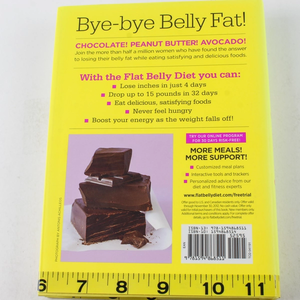 Flat Belly Diet by Liz Vaccariello 2008 Hardcover Book in Good Condition