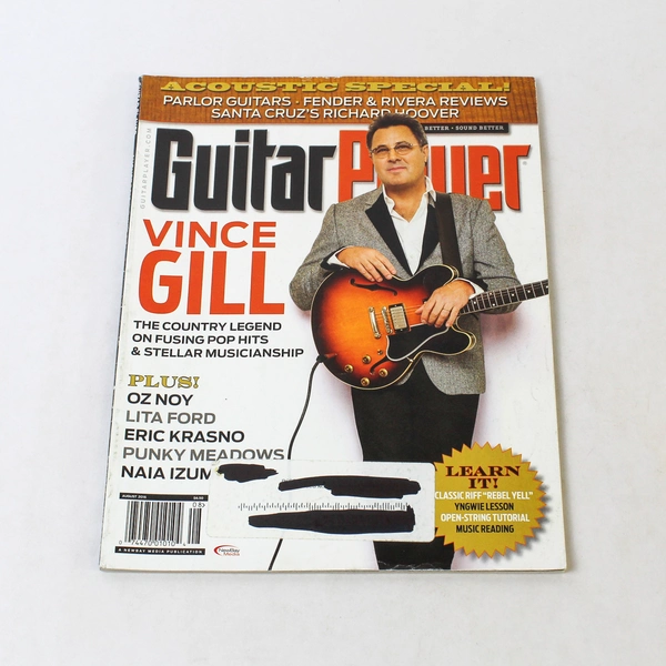 Guitar Player Magazine August 2016 Vince Gill Country Legend Acoustic Special