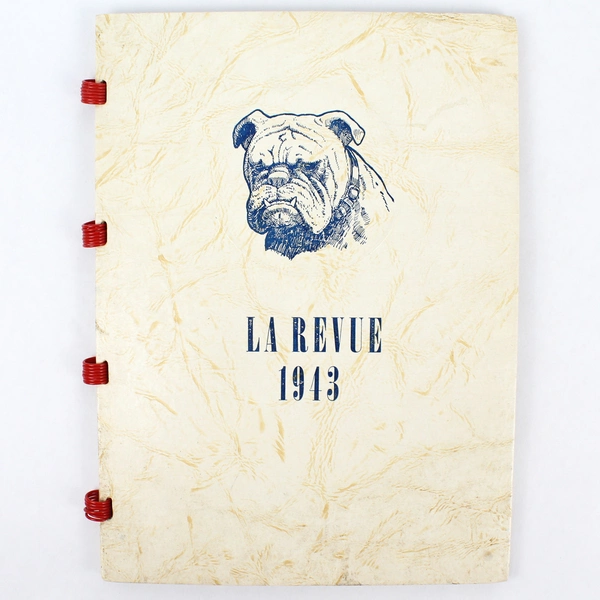 Vintage Willamina Union High School 1943 La Revue Yearbook Soft Cover
