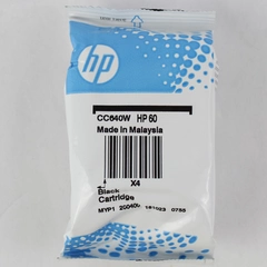 HP One Black Ink Printer Cartridge CC640W HP60 Made in Malaysia 