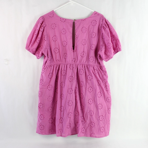 Speechless Short Pink Cotton Babydoll Dress With Pockets Women's Size XL