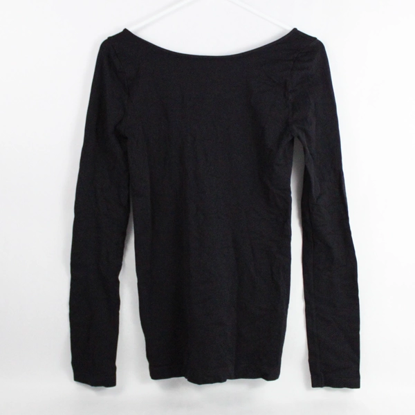 Nikibiki Women's Black Long Sleeve Stretchy Top Shirt One Size