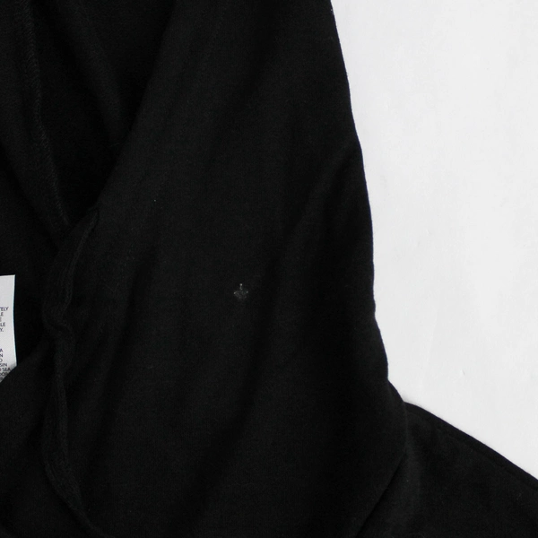 Athletic Works Black Hooded Long-Sleeved Activewear Shirt Women's Size M