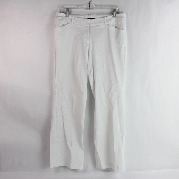 Worthington Modern Fit Women's Petite White Straight Leg Pants Size 10P