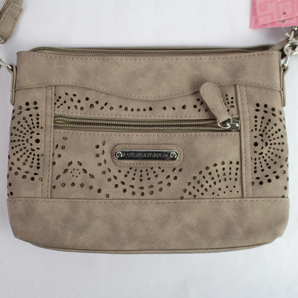 Stone Mountain USA The Charluzzo Bag 4 Bagger Handbag Purse Brown