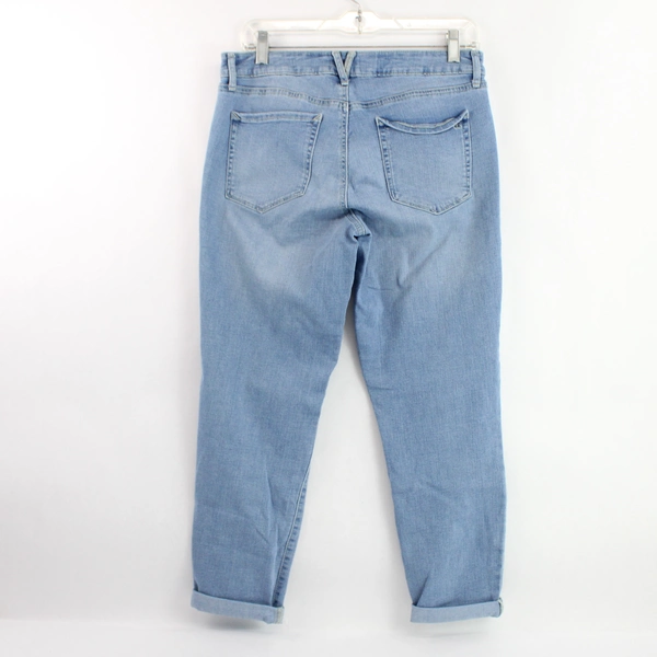 Jessica Simpson Rolled Crop Skinny Blue Jeans Women's Size 12/31