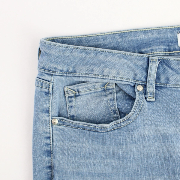 Jessica Simpson Rolled Crop Skinny Blue Jeans Women's Size 12/31