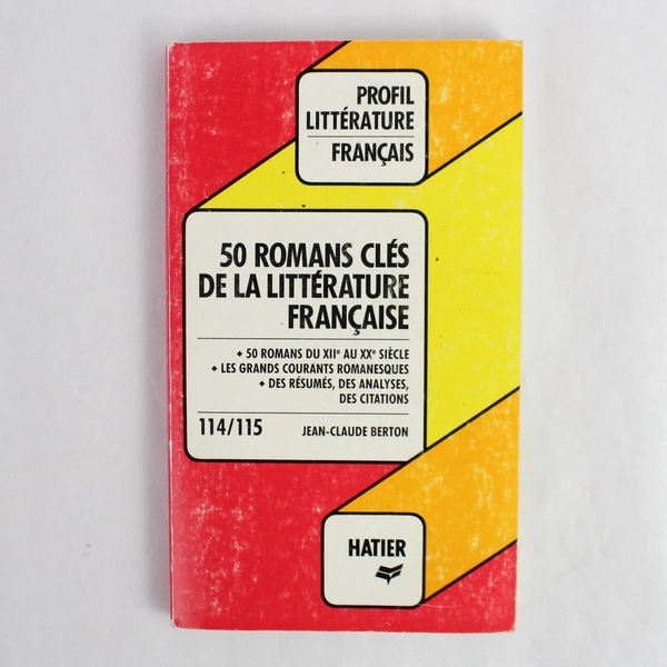 Lot of 2 English-French Books, Collins Dictionary & Profil Litterature Francais