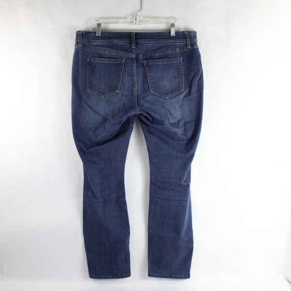 Liz Claiborne Mid-Rise Classic Skinny Jeans Dark Wash Women's Size 14