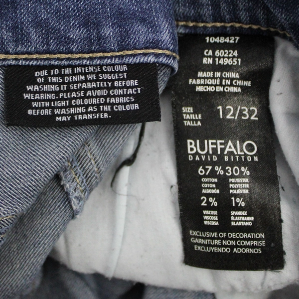 Buffalo David Bitton Cotton Blend Skinny Jeans Women's 12/32