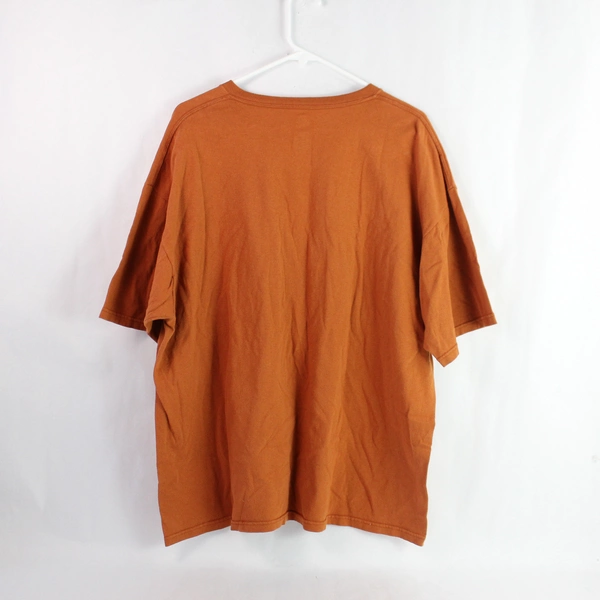 NCAA Burnt Orange Short-Sleeved Cotton T-Shirt Men's Size 2XL
