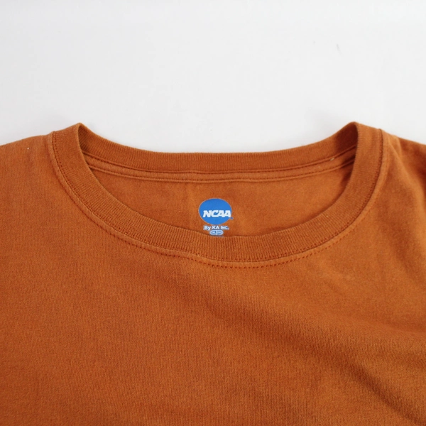 NCAA Burnt Orange Short-Sleeved Cotton T-Shirt Men's Size 2XL