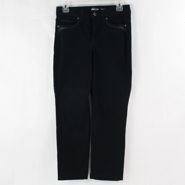 Style & Co. Straight Leg Black Jeans Women's Size 6S