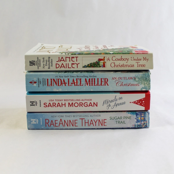 Lot of 4 Christmas Romance Novels Miracle on 5th Ave Sugar Pine Trail & More