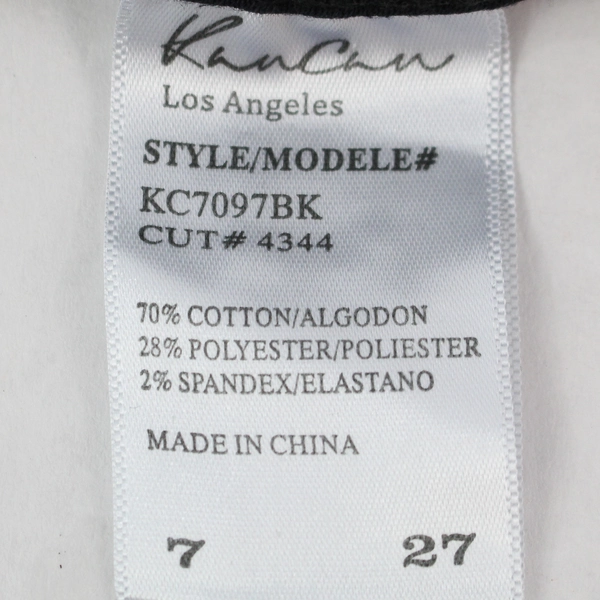KanCan Los Angeles Black Skinny Jeans Women's Size 7