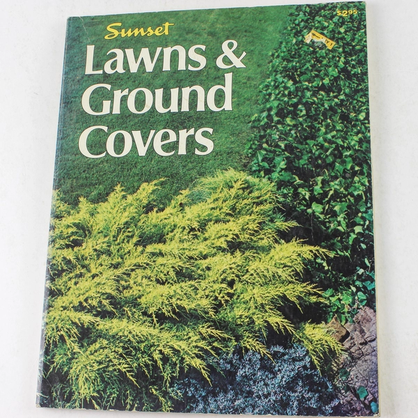 Sunset Lawns & Ground Covers Book 1979 Paperback Gardening Guide Good Condition