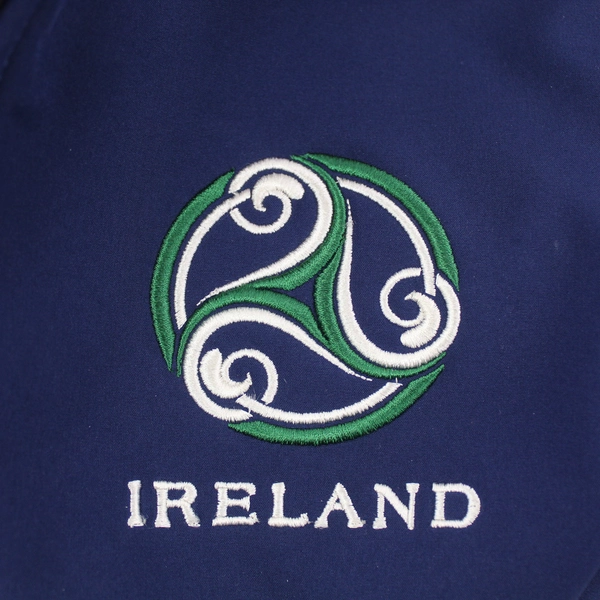 Dolmen Clothing Full Zip Ireland Blue Shell Jacket Size 8-10