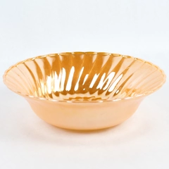 Vintage Anchor Hocking Fire King Peach Luster Serving Bowl 8 1/4"