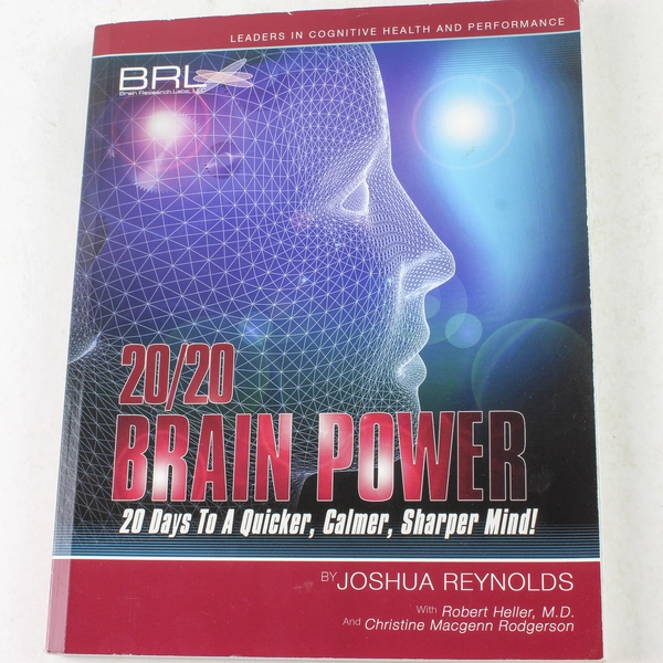 20/20 Brain Power by Joshua Reynolds Calm Sharp Mind 2005 Paperback