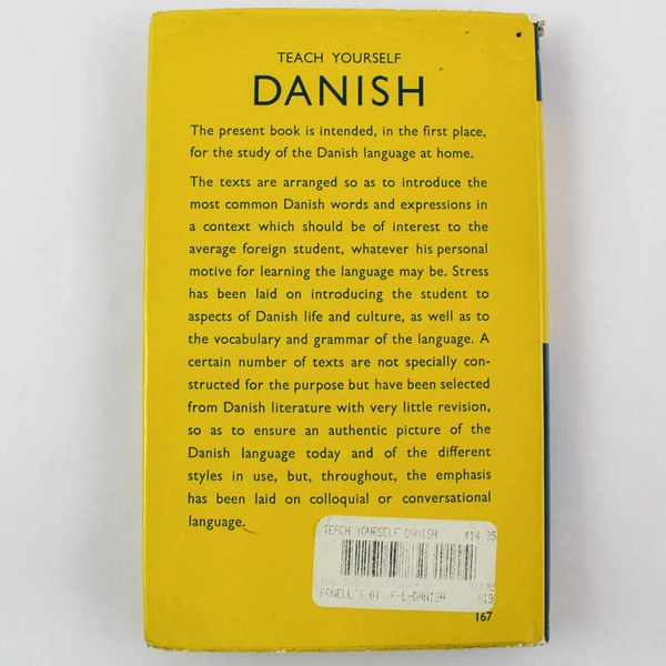 Danish H.A. Koefoed 1962 Hard Cover Book with Dust Jacket Pre-Owned Condition