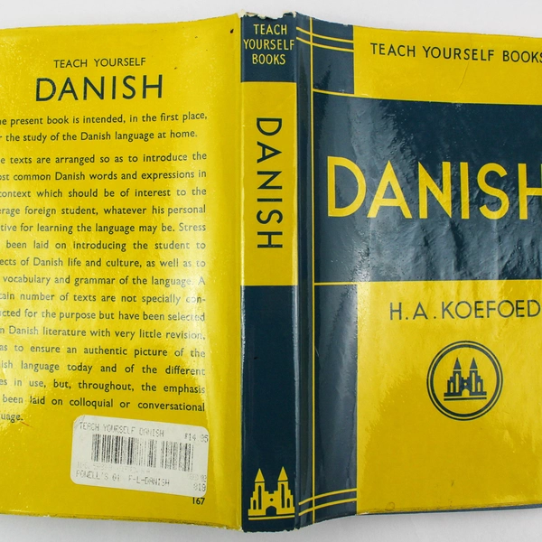Danish H.A. Koefoed 1962 Hard Cover Book with Dust Jacket Pre-Owned Condition