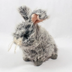 Ganz Webkinz Gray Angora Rabbit Plush 9" Stuffed Animal Retired Bunny