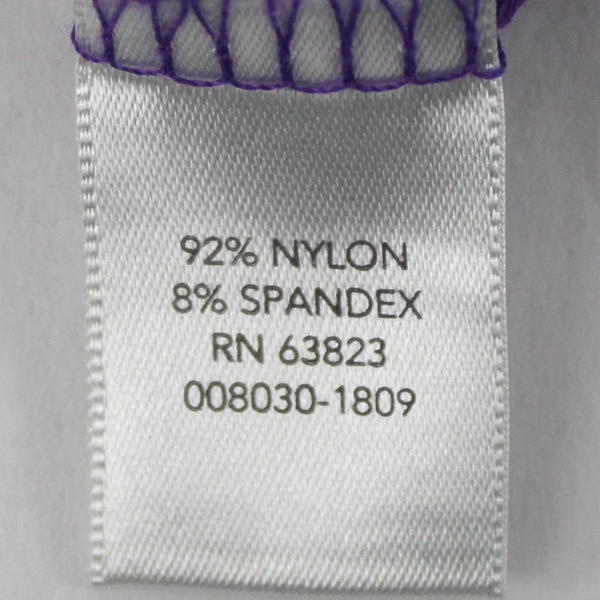 Christopher & Banks Women's Medium Purple Nylon Short Sleeve Shirt