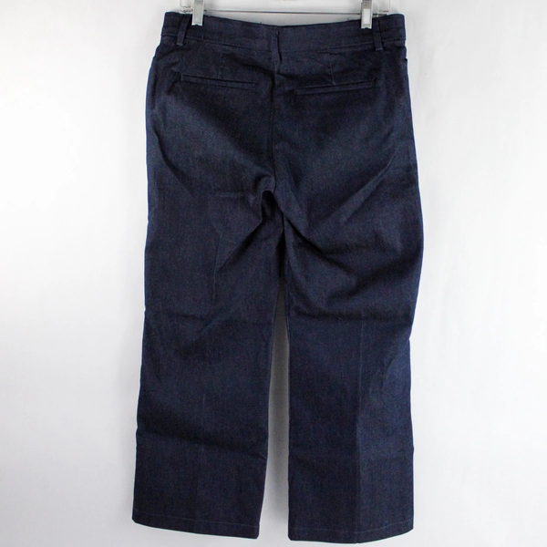 Lee Flex Motion Mid Rise Regular Fit Blue Trouser Women's Size 8 Short