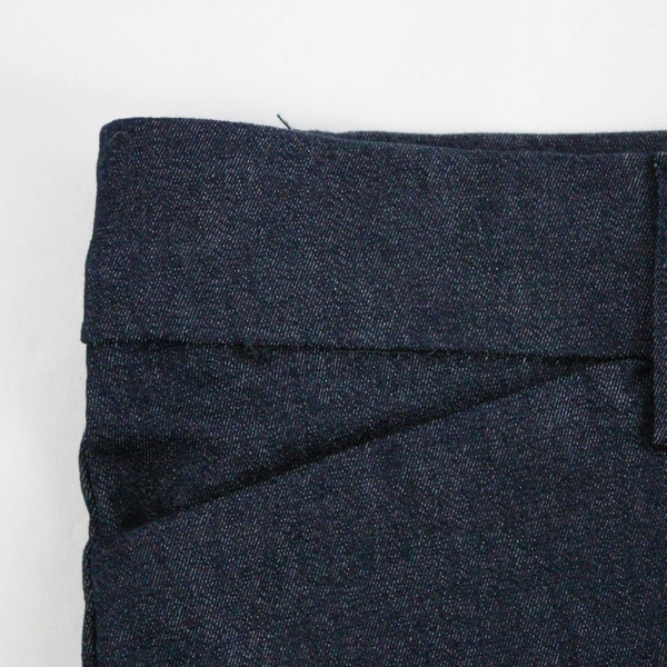 Lee Flex Motion Mid Rise Regular Fit Blue Trouser Women's Size 8 Short