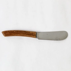 Knife Spreader Hickory Farms Wood Handle Butter Cheese Dip Cream Cheese Vintage