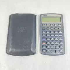 HP 10bII Financial Calculator Black With Case Works Needs Batteries