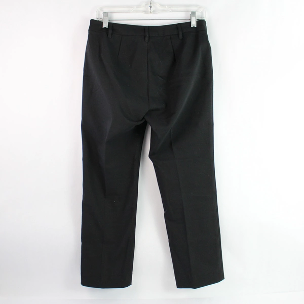 Christopher & Banks Black Straight Leg Dress Slacks Pants Women's Size 4 Short