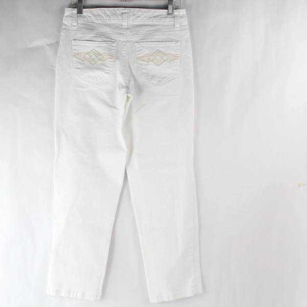 Style & Co Straight Leg White Jeans Women's Size 4