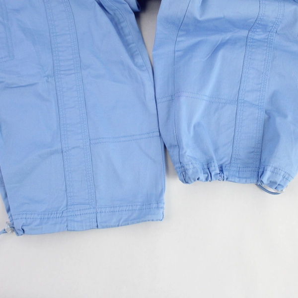 Style & Co Light Blue Capri Cargo Style Pants Women's Size 10 Cotton Blend 