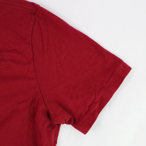 Lee Soft Washed Red Crew Neck Cotton T-Shirt Men's Size Large