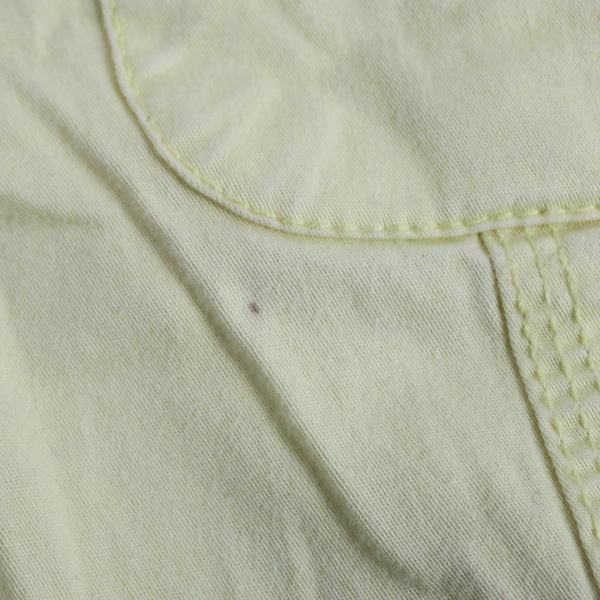 Style & Co Yellow Capri Cargo Style Pants Women's Size 8 Cotton Blend