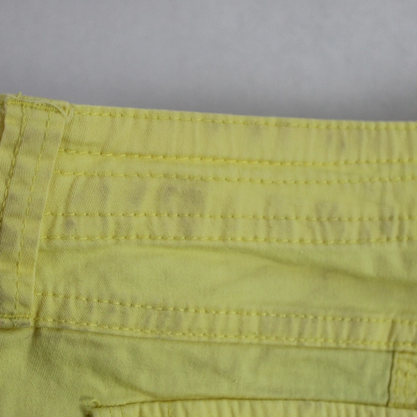 Style & Co Yellow Capri Cargo Style Pants Women's Size 8 Cotton Blend