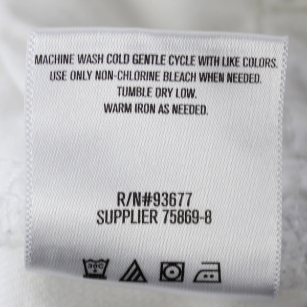 Liz Claiborne Women's Classic Fit Straight Leg White Mid Rise Jeans Size 14