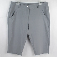NiVO By Lanctot Light Gray Mandy Golf Shorts Women's Size 10 Polyester Blend 