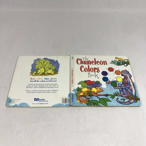 The Chameleon Colors Book by Gene Yates 2006 Hardcover Kids Learning Book