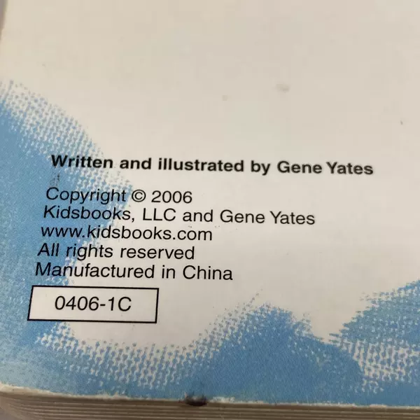 The Chameleon Colors Book by Gene Yates 2006 Hardcover Kids Learning Book