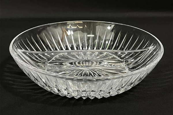 Princess House 8" Divided Relish Dish Highlights Pattern 1988-2006