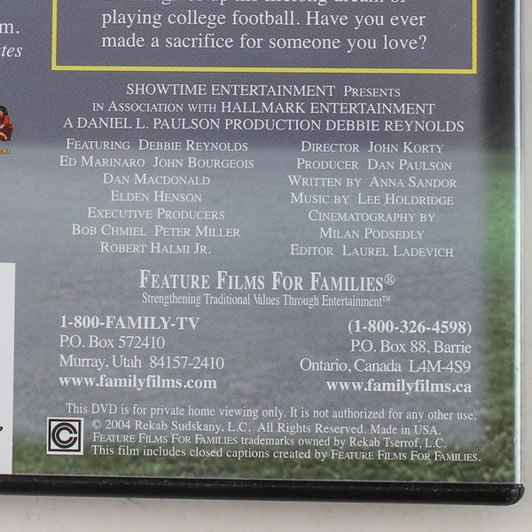 Gift of Love The Daniel Huffman Story DVD Showtime Entertainment
