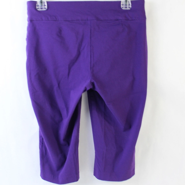 Signature Slimming by Christopher & Banks Purple Capris Women's Size 4P
