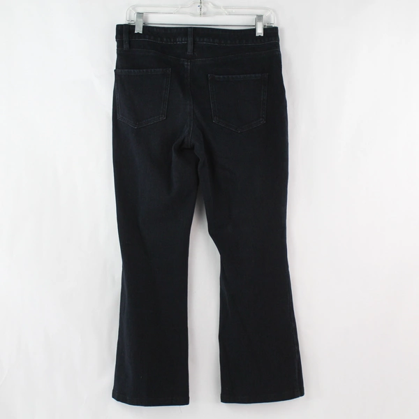 Coldwater Creek Women's Dark Wash Natural Fit Bootcut Leg Size P6 Cotton Blend