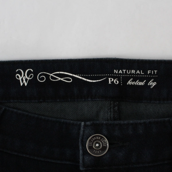 Coldwater Creek Women's Dark Wash Natural Fit Bootcut Leg Size P6 Cotton Blend