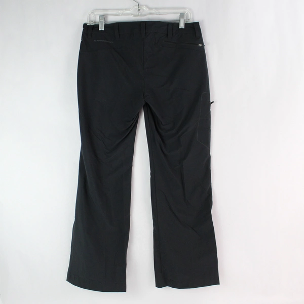 Exofficio Women's Black Hiking Rain Golf Pants Straight Leg Mid Rise Size 4